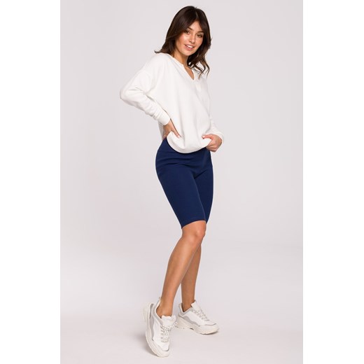 Legginsy typu kolarki - atramentowe ze sklepu Cudmoda w kategorii Szorty - zdjęcie 183696596