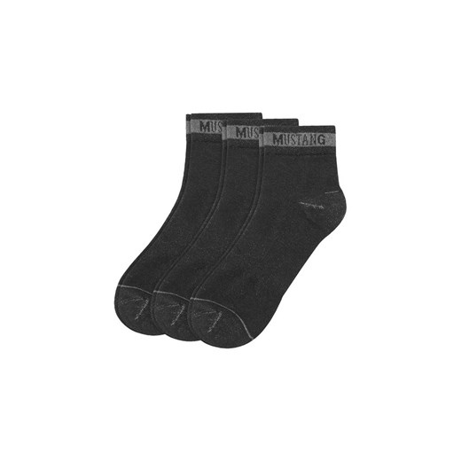 3 pack Męskie Skarpety MUSTANG black MU32018 – 9999 ze sklepu YouNeedit.pl w kategorii Skarpetki męskie - zdjęcie 183696858
