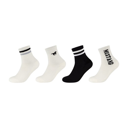 4 pack Męskie Skarpety MUSTANG black MU32019 – 9999 ze sklepu YouNeedit.pl w kategorii Skarpetki męskie - zdjęcie 183696865