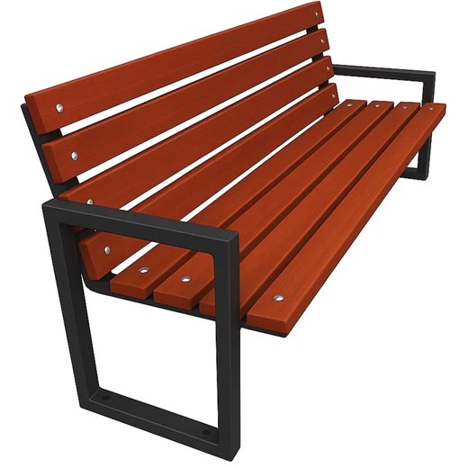 Ławka ogrodowa 182 cm w kolorze mahoń - Vepa Elior One Size okazja Edinos.pl