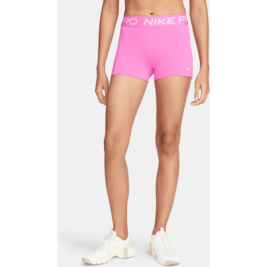 Spodenki damskie Nike Pro 8 cm - Czerwony ze sklepu Nike poland w kategorii Szorty - zdjęcie 183699036