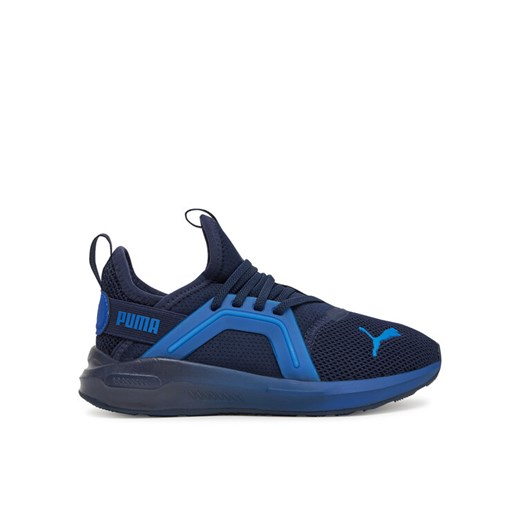 Sneakersy Puma Soft Enzo 5 AC PS 401511 03 Granatowy ze sklepu eobuwie.pl w kategorii Buty sportowe dziecięce - zdjęcie 183699266