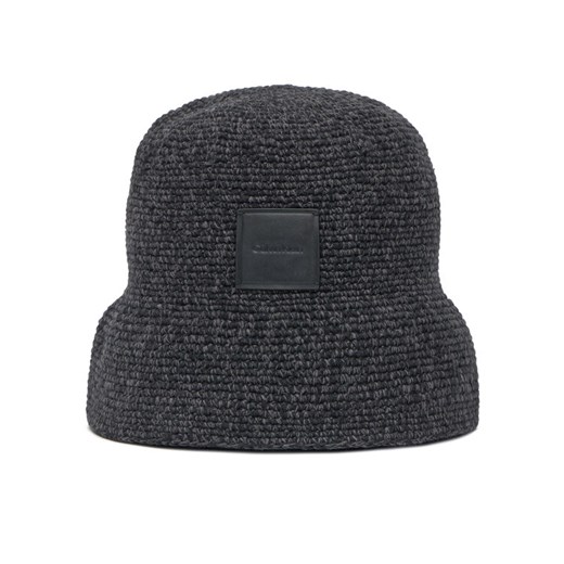 Kapelusz Calvin Klein Crochet Bucket LV04K5064G Czarny ze sklepu eobuwie.pl w kategorii Kapelusze damskie - zdjęcie 183699287