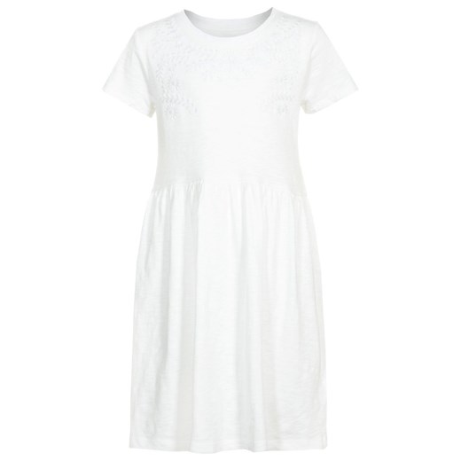 GAP Sukienka z dżerseju optic white zalando bialy abstrakcyjne wzory