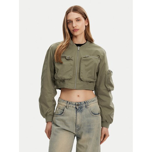 ONLY Kurtka bomber Saga 15336303 Zielony Regular Fit ze sklepu MODIVO w kategorii Kurtki damskie - zdjęcie 183700998