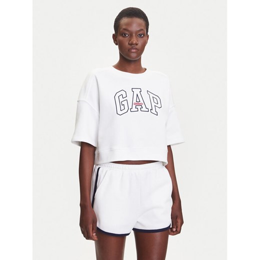 Gap Bluza 778442-02 Biały Oversize ze sklepu MODIVO w kategorii Bluzy damskie - zdjęcie 183701008