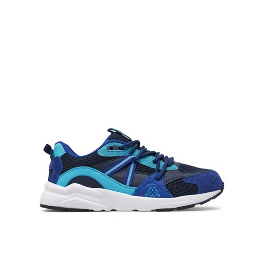 Kappa Sneakersy Logo London Kid 341E4QW Niebieski ze sklepu MODIVO w kategorii Buty sportowe dziecięce - zdjęcie 183701036