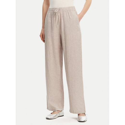 Vero Moda Spodnie materiałowe Linn 10305091 Szary Loose Fit ze sklepu MODIVO w kategorii Spodnie damskie - zdjęcie 183701038