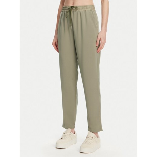 Marella Spodnie dresowe Abitata 2513131045 Zielony Regular Fit ze sklepu MODIVO w kategorii Spodnie damskie - zdjęcie 183701047