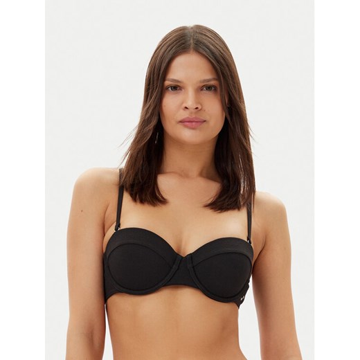 Tommy Hilfiger Góra od bikini UW0UW05814 Czarny ze sklepu MODIVO w kategorii Stroje kąpielowe - zdjęcie 183701055