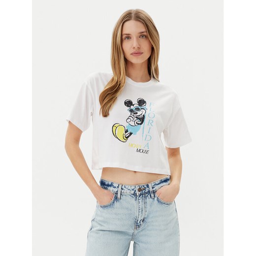 ONLY T-Shirt Mickey Minnie 15348126 Biały Regular Fit ze sklepu MODIVO w kategorii Bluzki damskie - zdjęcie 183701089