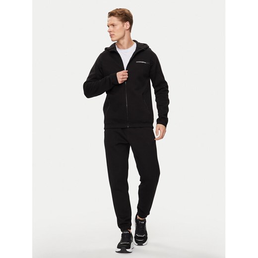 EA7 Emporio Armani Dres 3DPV12 PJUXZ 1200 Czarny Regular Fit ze sklepu MODIVO w kategorii Dresy męskie - zdjęcie 183701099