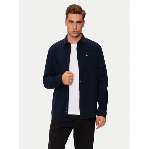 Tommy Jeans Koszula DM0DM19656 Granatowy Regular Fit ze sklepu MODIVO w kategorii Koszule męskie - zdjęcie 183701186