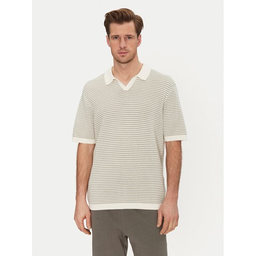 Only & Sons Polo Kian 22033457 Beżowy Relaxed Fit ze sklepu MODIVO w kategorii T-shirty męskie - zdjęcie 183701199