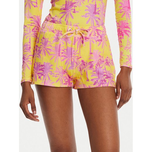 Banana Moon Szorty plażowe Tiwi Print JWF22 Żółty Regular Fit ze sklepu MODIVO w kategorii Odzież plażowa - zdjęcie 183701257