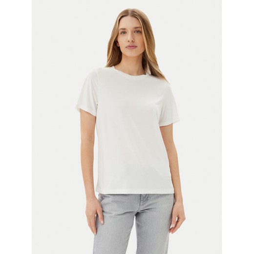 Pieces T-Shirt Anora 17148789 Biały Regular Fit ze sklepu MODIVO w kategorii Bluzki damskie - zdjęcie 183701276