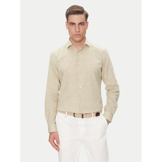 Pierre Cardin Koszula C6 41017.0451 Beżowy Modern Fit ze sklepu MODIVO w kategorii Koszule męskie - zdjęcie 183701305
