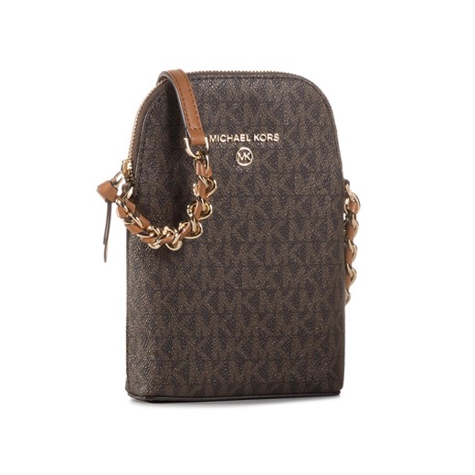 MICHAEL Michael Kors Torebka Jet Set Charm 32T0GT9C1B Brązowy ze sklepu MODIVO w kategorii Listonoszki - zdjęcie 183701326