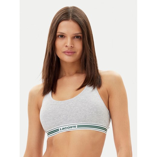 Lacoste Biustonosz top IF8179 Szary ze sklepu MODIVO w kategorii Biustonosze - zdjęcie 183701327