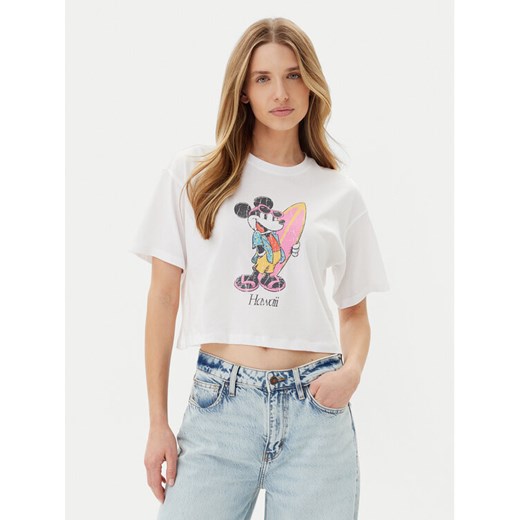 ONLY T-Shirt Mickey Minnie 15348126 Biały Regular Fit ze sklepu MODIVO w kategorii Bluzki damskie - zdjęcie 183701337