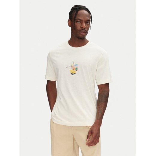 Jack&Jones T-Shirt Varenna 12273162 Beżowy Regular Fit ze sklepu MODIVO w kategorii T-shirty męskie - zdjęcie 183701378