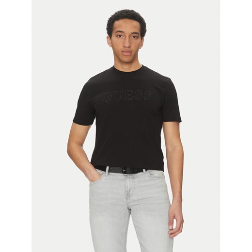 Guess T-Shirt Z2YI11 J1314 Czarny Regular Fit ze sklepu MODIVO w kategorii T-shirty męskie - zdjęcie 183701379