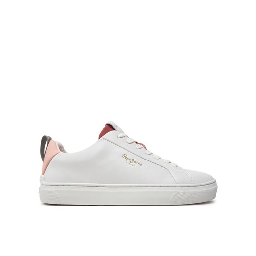 Pepe Jeans Sneakersy PLS00017 Biały ze sklepu MODIVO w kategorii Buty sportowe damskie - zdjęcie 183701396