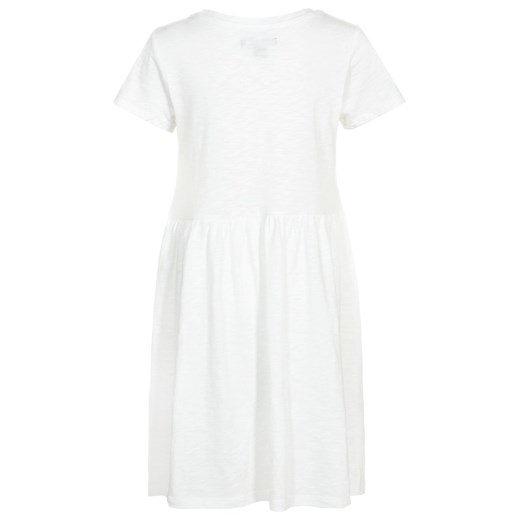 GAP Sukienka z dżerseju optic white zalando  bez wzorów/nadruków
