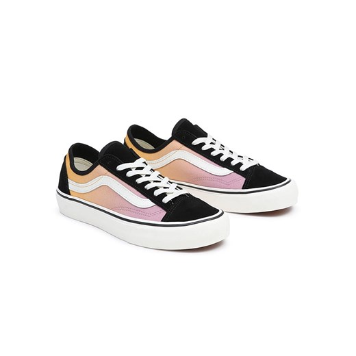 Vans Skórzane sneakersy w kolorze czarno-jasnoróżowym Vans 36 okazja Limango Polska