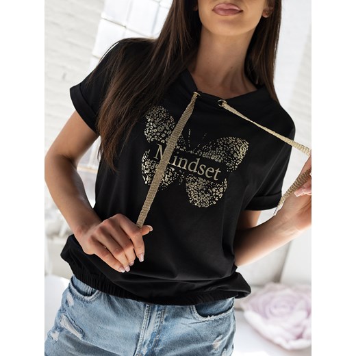 bluzka mindset czarna one size ze sklepu UBRA w kategorii Bluzki damskie - zdjęcie 183704206