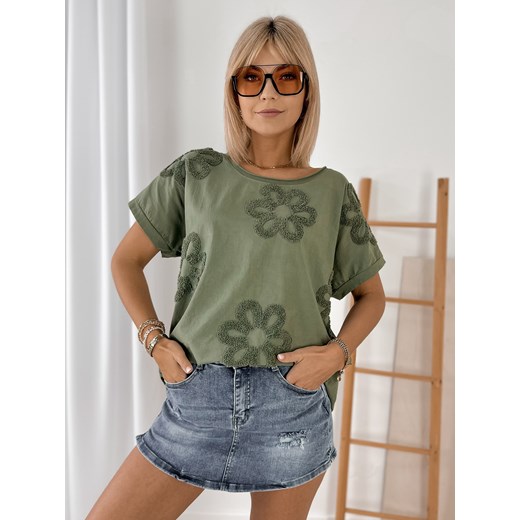 bluzka tamoria khaki one size ze sklepu UBRA w kategorii Bluzki damskie - zdjęcie 183704329