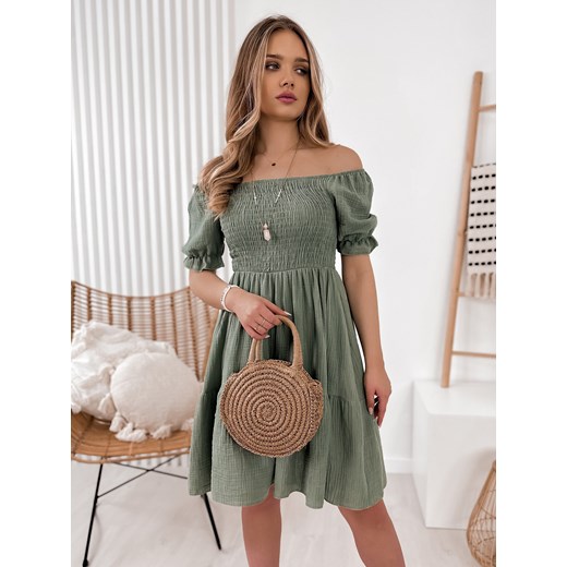 sukienka shafter khaki one size ze sklepu UBRA w kategorii Sukienki - zdjęcie 183704409