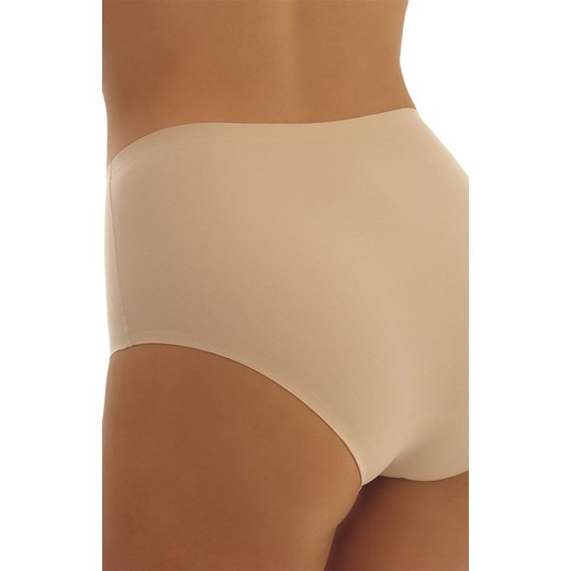 Figi damskie z wysokim stanem beżowe Comfort, Kolor beżowy, Rozmiar 2XL, EMILI ze sklepu Intymna w kategorii Majtki damskie - zdjęcie 183704475