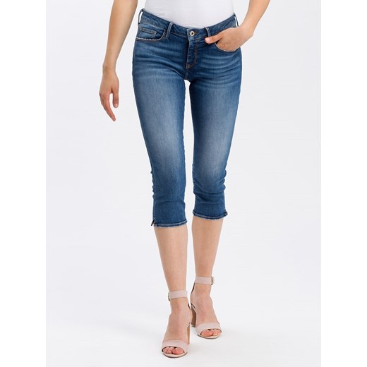 Cross Jeans Rybaczki dżinsowe - Slim fit - w kolorze niebieskim ze sklepu Limango Polska w kategorii Jeansy damskie - zdjęcie 183704565