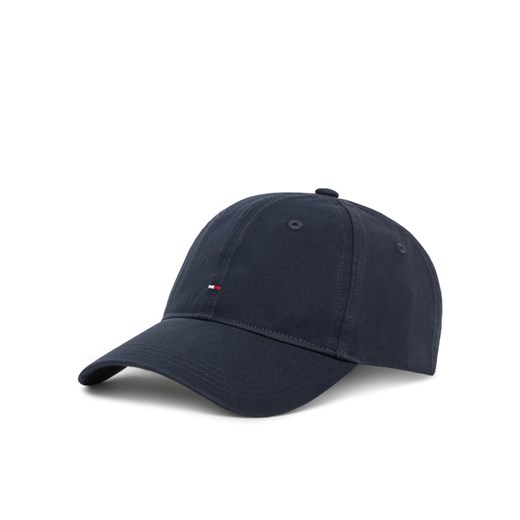 Tommy Hilfiger Czapka z daszkiem Essential Flag Soft Cap AW0AW17632 Granatowy ze sklepu MODIVO w kategorii Czapki z daszkiem damskie - zdjęcie 183706246