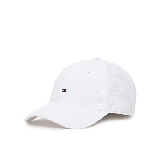 Tommy Hilfiger Czapka z daszkiem Flag Seersucker 6 Panel AM0AM13427 Biały ze sklepu MODIVO w kategorii Czapki z daszkiem męskie - zdjęcie 183706257
