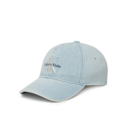 Calvin Klein Jeans Czapka z daszkiem Monologo LV04G5007G Niebieski ze sklepu MODIVO w kategorii Czapki z daszkiem męskie - zdjęcie 183706269