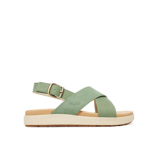 Keen Sandały Elle Luxe Cross Strap 1030525 Zielony ze sklepu MODIVO w kategorii Sandały damskie - zdjęcie 183706305