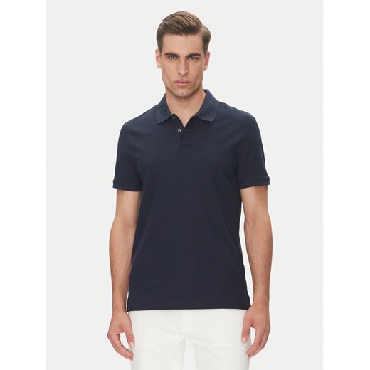 Calvin Klein Polo LV04LC239G Granatowy Regular Fit ze sklepu MODIVO w kategorii T-shirty męskie - zdjęcie 183706306