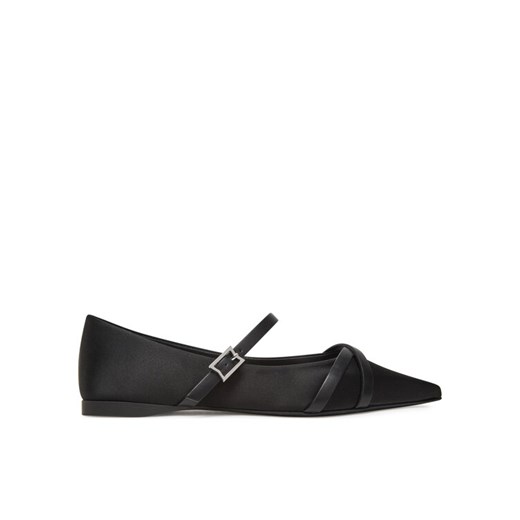 Max Mara Półbuty Satinflat 2514521272600 Czarny ze sklepu MODIVO w kategorii Balerinki - zdjęcie 183706309