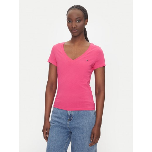 Tommy Jeans Komplet 2 t-shirtów DW0DW21367 Kolorowy Slim Fit ze sklepu MODIVO w kategorii Bluzki damskie - zdjęcie 183706326