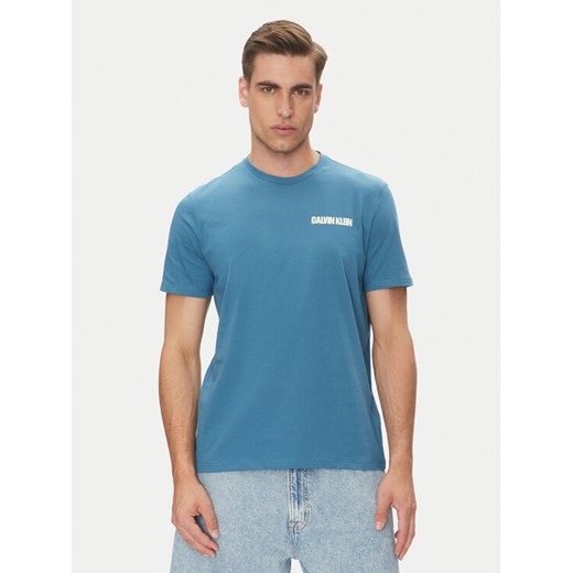 Calvin Klein Jeans T-Shirt LV04RC846G Niebieski Regular Fit ze sklepu MODIVO w kategorii T-shirty męskie - zdjęcie 183706487