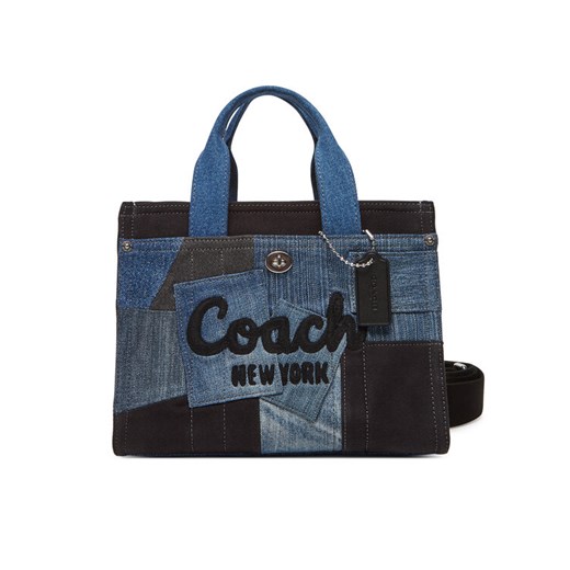 Coach Torebka Cargo Patchwork 26 CAM63 LHDEI Niebieski ze sklepu MODIVO w kategorii Torby Shopper bag - zdjęcie 183706527