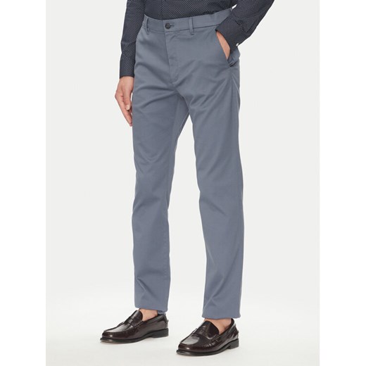 Calvin Klein Chinosy LV040EM633 Szary Slim Fit ze sklepu MODIVO w kategorii Spodnie męskie - zdjęcie 183706655