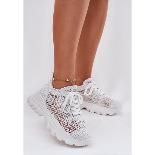 Buty sportowe damskie Boto sneakersy casual płaskie