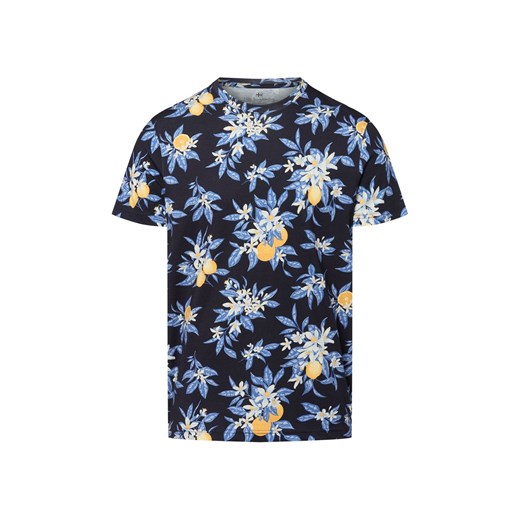 Nils Sundström Koszulka męska Mężczyźni Bawełna granatowy wzorzysty ze sklepu vangraaf w kategorii T-shirty męskie - zdjęcie 183709405