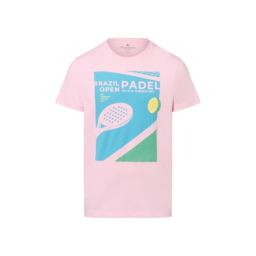 Nils Sundström Koszulka męska Mężczyźni Bawełna różowy nadruk ze sklepu vangraaf w kategorii T-shirty męskie - zdjęcie 183709406