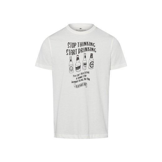Nils Sundström Koszulka męska Mężczyźni Bawełna biały nadruk ze sklepu vangraaf w kategorii T-shirty męskie - zdjęcie 183709419