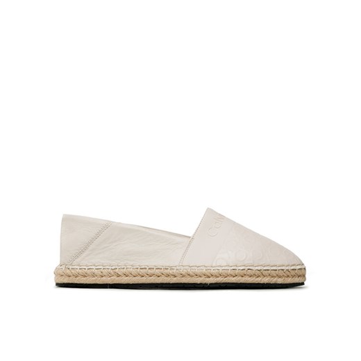 Espadryle Calvin Klein Mono HW0HW01456 Écru Calvin Klein 36 eobuwie.pl