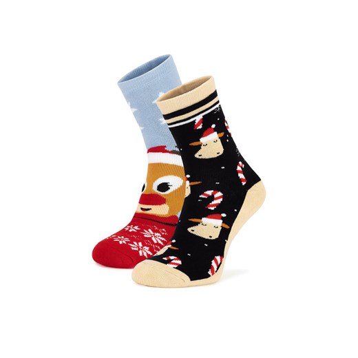 Zestaw 2 par wysokich skarpet unisex Jenny Fairy 4WB-005-AW24 (2-pack) Kolorowy ze sklepu eobuwie.pl w kategorii Skarpetki męskie - zdjęcie 183710247